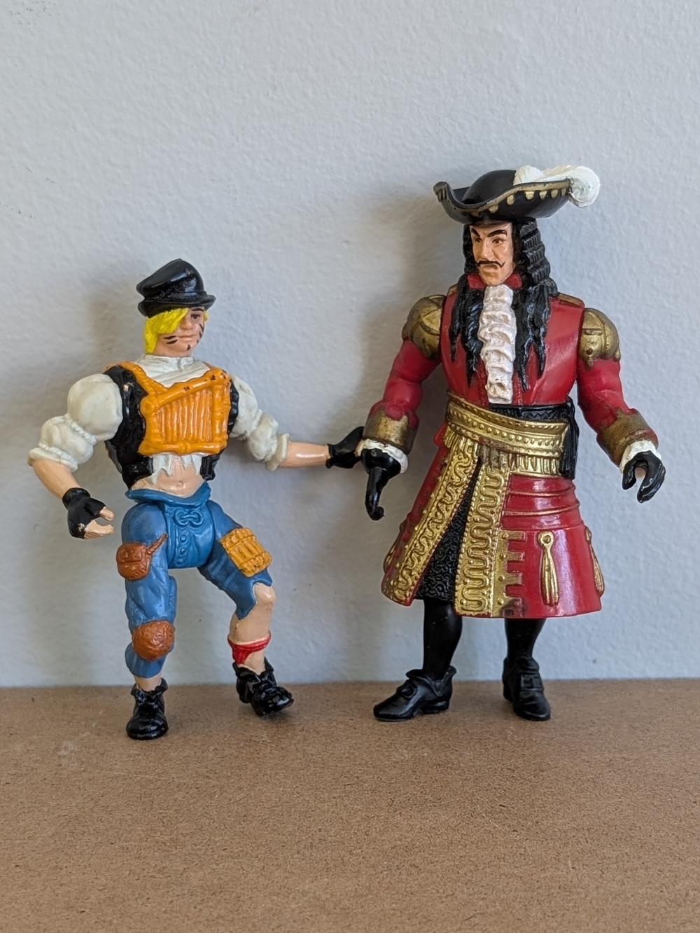 1991 Vintage Hook Action Figure Toys, Lost Boy & Captain Hook, Tri-star Movies
